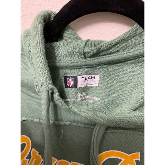 NWT Women's NFL Green Bay Packers Hooded Sweatshirt Sz M - Picture 2 of 4